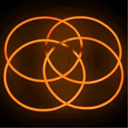 Endless Games Glow Necklace Tube of Fifty, Orange EN2798239